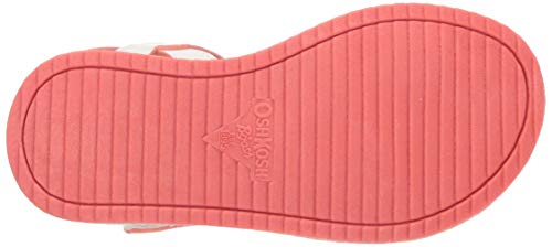 OshKosh B'Gosh Girls Stella Strappy Sandal, White, 5 Toddler4