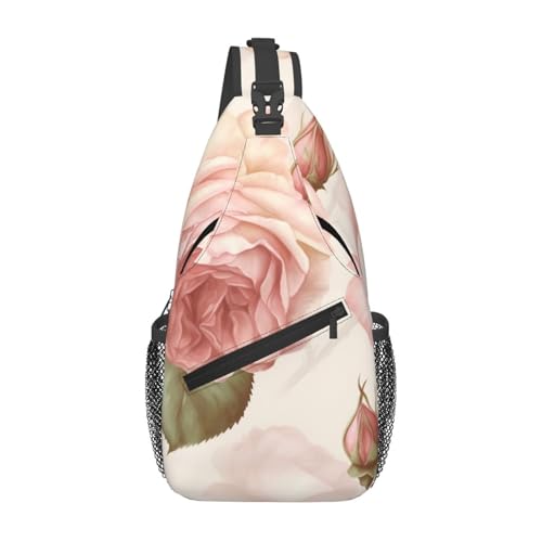 Bolso cruzado Beauty Roses para hombre y mujer