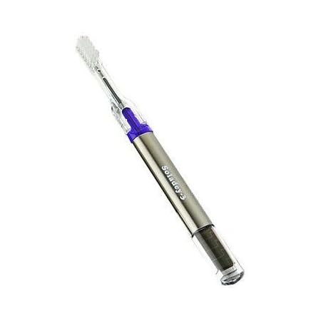 Amazon シケン 歯ブラシ ソラデー3 大人用 コンパクトヘッド パープル シケン 大人用ハブラシ 通販