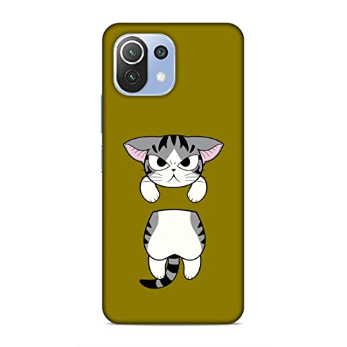 Image of Printed Mobile Back Hard Case Cover for Xiaomi Redmi 11 Lite /Xiaomi Redmi 11 Lite 5G / Xiaomi 11 Lite NE 5G | Angry Baby cat, Cute cat,-2178