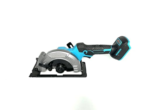 6“ Akku Handkreissäge Kompatibel mit Makita 18V Lithium-Akku, Bürstenlose Mini Kreissäge, 6800RPM Einstellbarer Schnittwinkel, Akku Handkreissäge für Holz Kunststoff Metall (ohne Akku)