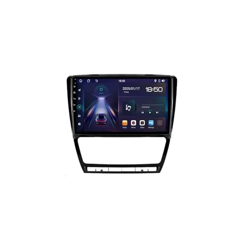 Radio coche 2 DIN con pantalla táctil, Mirror Link y Mirroring inalámbrico para Skoda Octavia 2