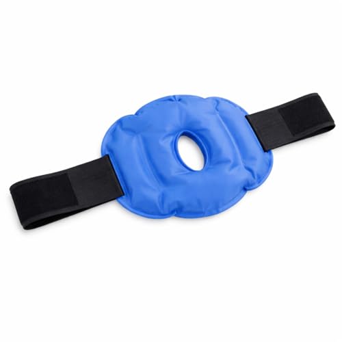 Bolsa Térmica para Joelho Fria e Quente, Compressa Reutilizável com Cinta Ajustável para Dor e Inchaço