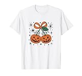 Photo Gallery coquette fall vibes girly pumpkin cherry bow ringraziamento maglietta Photo Gallery coquette fall vibes girly pumpkin cherry bow ringraziamento maglietta