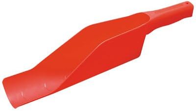 6 in. H x 6 in. W x 16 in. L Red Polypropylene Gutter Cleaning Scoop