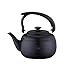 Teapot 1L Teapot Alkohol Stove Safe Teapot Teapot z infuzorem i uchwytem (kolor: czarny rozmiar: 1L) wenfeng1991 (Color : Black, Size : 1L)