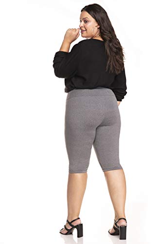 Bermuda Leg & Cia Corsário Clássica Cinza Mescla Tamanho 46