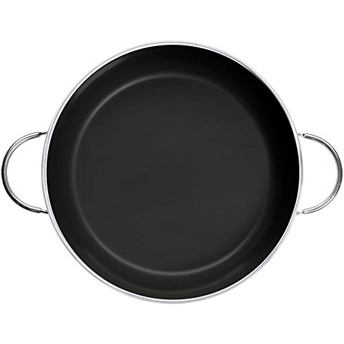 Foto von WMF Ceradur Profi Brat-/ Servierpfanne 28 cm Induktion, Cromargan Edelstahl beschichtet, Keramikbeschichtung, Edelstahlgriff, backofenfest