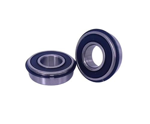 DEEG 4 PCS 99502HNR Wheel Hub Ball Bearing ID 5/8\" x OD 1-3/8\" x Width 7/16\" Double Seal and Snap Ring, Replacement for Go Kart, Mini Bikes and Lawn Mower…