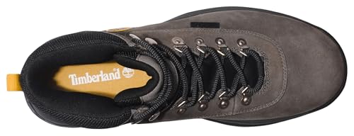 Timberland Bota de caminhada masculina impermeável com borda branca, Castle Grey-2024 Novo, 45