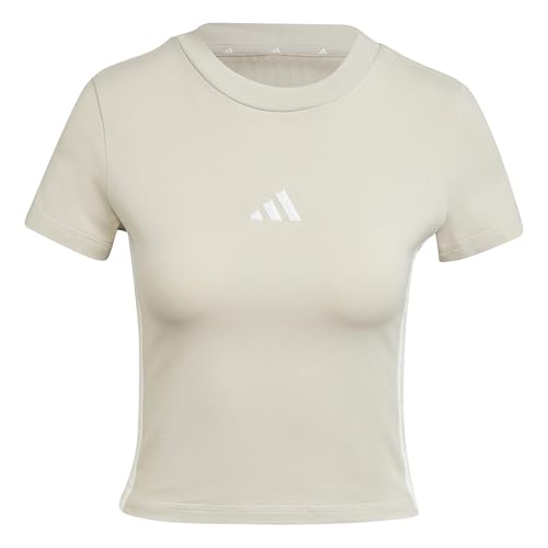 Donna ESSENTIALS 3 STRIPES SLIM BABY T-SHIRT wonder L