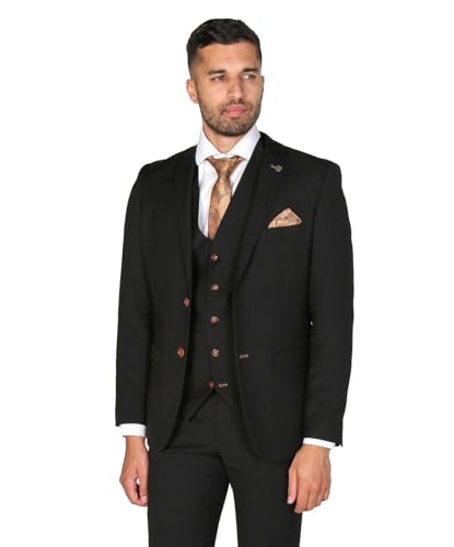Costume de mariage noir hommes fini les tailles inadaptées