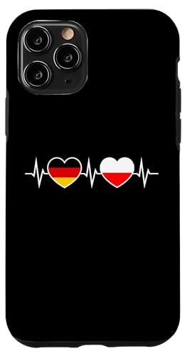 Germany And Poland Heartbeat German Pole Polish Two Hearts �X�}�z�P�[�X iPhone 11 Pro �p