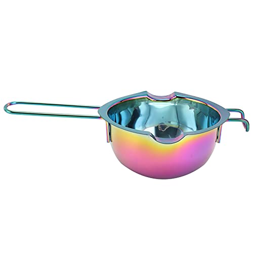 Tissting 400mL/13oz Stainless Steel Double Boiler Pot Chocolate Melting Pot Butter Cheese Melting Bowl Hanging Ear Design for Melting Chocolate, Butter, Candy (Multicolor), Tissting1b8z4wnhvr-11