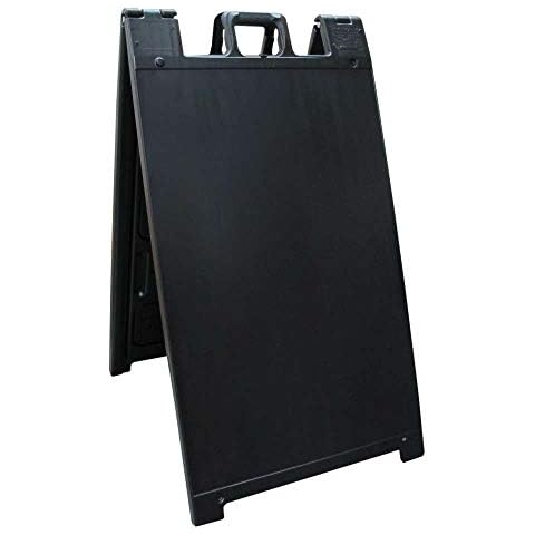 Plasticade Signicade Curb Sign/A-Frame 24x36" Color:Black Cover