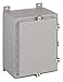 Wiegmann N4362408 N4-Series NEMA 4 Single Door Wallmount Enclosure, Steel, 36" x 24" x 8"