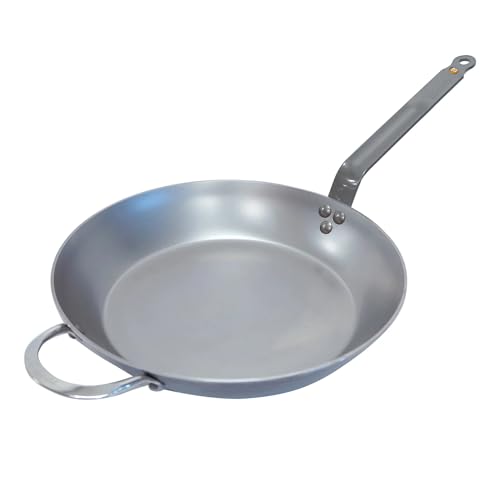 Comparison: Best Pan For Sauteing Vegetables 3 De Buyer MINERAL B Carbon Steel Fry Pan - 14” Diameter, 10.25” Cooking Surface - Ideal for Searing, Sauteing & Reheating - PFAS, PFOA & PFOS Free - Made in France