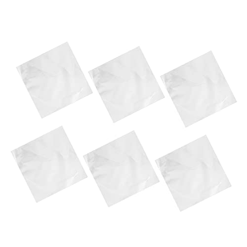 NUOBESTY Pochette de Disque Vinyle 12 Pouces Transparente Résistante 50 Pcs, Pochette Extérieure de Protection Antitache pour Collectionneurs de Vinyles, Format 32x33 Cm Épaissi 8 Microns