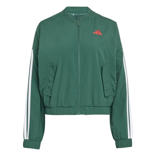 Image of adidas Essentials Women's 3-Stripes Woven Windbreaker Jacket
