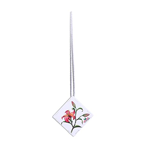 Image of Acrylic Pendant Air Freshener| Hanging Car /Home /Office Perfume | Long Lasting Natural & Organic Air Freshener | Long Lasting Deodorizer | Aroma Diffuser Car Air Purifier (Square - Sandalwood)