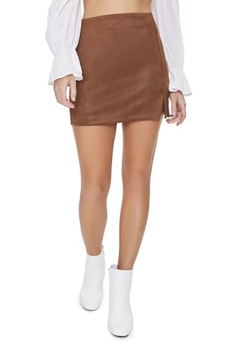 Forever 21 Women's Faux Suede Mini Skirt2