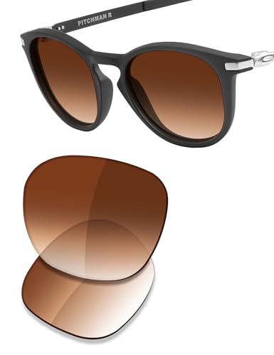 Image of SAUCER Premium Replacement Lenses & Earsocks for Oakley Pitchman R OO9439 Sunglasses