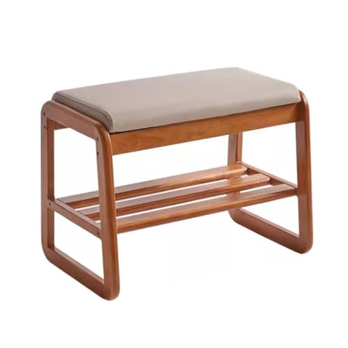 Taburete cambiador de zapatos de madera para entrada en casa, reposapiés bajo, para porche, zapatero para sentarse y quitarse los zapatos