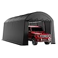 K Knowbody 10x20ft Carport,Heavy Duty Car Canopy,Outdoor Garden Tools Storage Shelter,All-Season Patio Storage for Boat Truck,Portable Garage Tent with Reinforced Galvanized Tube