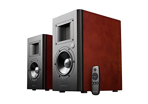 Airpulse A200 Bois – Enceintes Studio bibliothèque Actives, Processeur XMOS et DSP, Télécommande IR, BT 5.0, Entrées AUX… - Les Beatles, Paul McCartney, John Lennon, RIngo Starr, George Harrison Airpulse A200 Bois - Enceintes Studio bibliothèque Actives, Processeur XMOS et DSP, Télécommande IR, BT 5.0, Entrées AUX…