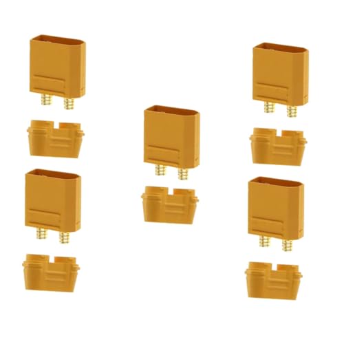 Connecteurs Xth femelle haute performance pour batterie rc | Lot de 5 adaptateurs sécurisés