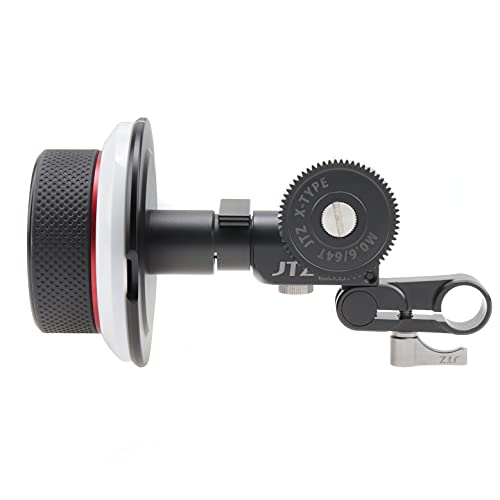 Jtz Dp30 Single-15Mm-Rod Cine Lens Follow Focus Puller Lever For Filmmaking Video Cinema Dslr Mirrorless Camera,Suitable For Sony Canon Nikon Blackmagic Bmpcc 4K 6K Camera #TOP2