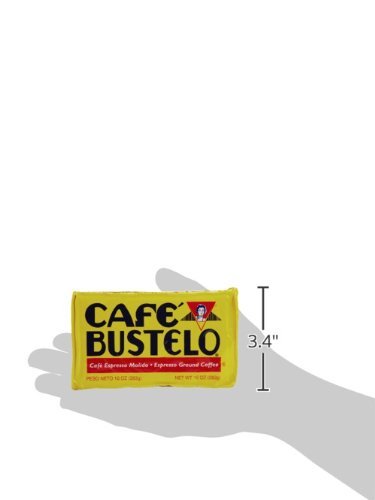 Café Bustelo Espresso Coffee, Vacuum Packed 10 Ounce (Pack of 5)
