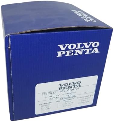 Miniatura 3 de Volvo Penta 23075752 Kit de fuelle con abrazadera de manguera compatible con DP SX DPX TSK OEM original