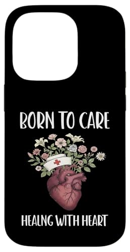 BORN TO CARE HEALING WITH HEART �i�[�X���C�t�w���X�P�A �X�}�z�P�[�X iPhone 14 Pro �p