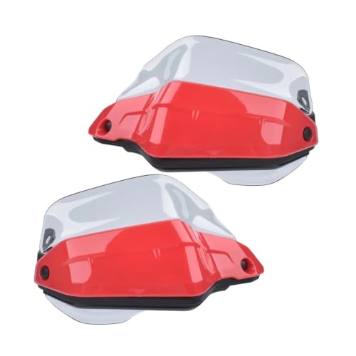 Protection main moto guidon XL750 Transalp 2023-2025 extension rouge gris