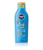 NIVEA SUN Schutz & Bräune Sonnenlotion LSF 20 (200 ml), Sonnenschutz für langanhaltende Bräune...