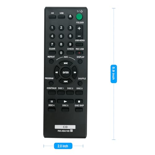 Télécommande RM-ASU100 infrarouge pour Sony CDP-CE500 CD