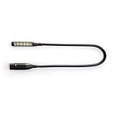 Auto 4 Pin Mixer Lamp Gooseneck with Auto Detection on Voltage, 2 Watt LED Light, 23.5inches, Fits all 4Pin Mixers on 6V - 16V, Like Midas M32, Behringer X32, Allen & Heath QU Series, MixWiz 3, etc.