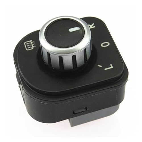 Commutateur de commande rétroviseur électrique bouton chauffage chromé pour Golf 2006-2013