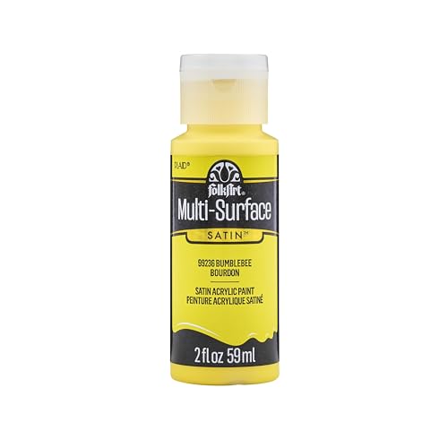 Image of FolkArt Multi-Surface Paint, 2 oz, Bumblebee 2 Fl Oz