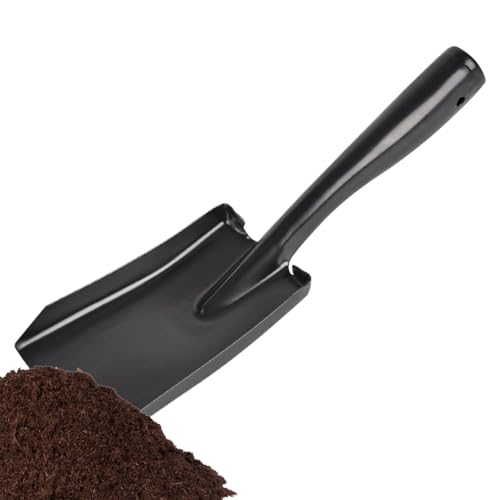 Pala da giardinaggio – Pala da sabbia per spiaggia – Attrezzi da giardino in metallo resistente, pala da giardino con manico ergonomico, piccoli attrezzi manuali da giardinaggio