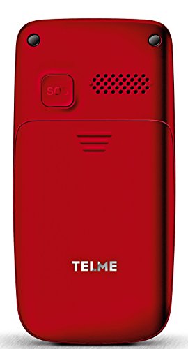 EMPORIA TELME GSM med 3 Snabbvalsknappar - Röd Telefon