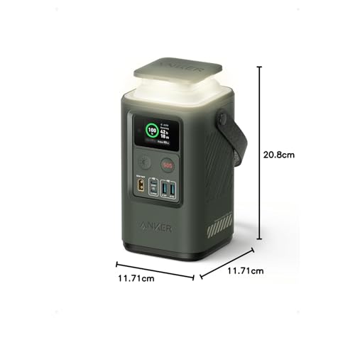 Anker 548 Power Bank, 60,000mAh Portable Charger with Display, Extendable Lighting, SOS Mode, 60W Power for Emergencies and Travel