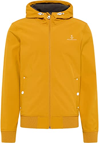 DreiMaster Maritim Herren Softshellblouson, senf, XL