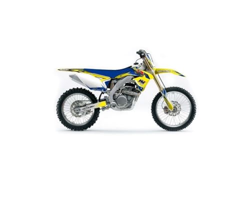 Kit déco Suzuki 85 RM bleu Pulsar pour plastiques rayés cross