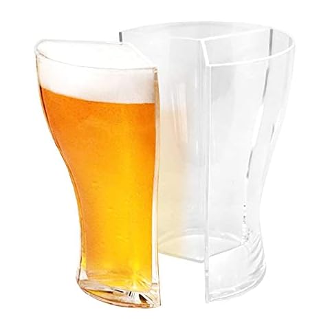 Plastic Beer Glasses Set,Beer Drinking Cup Set of 3-Great for Restaurants, Bars, Party Cover