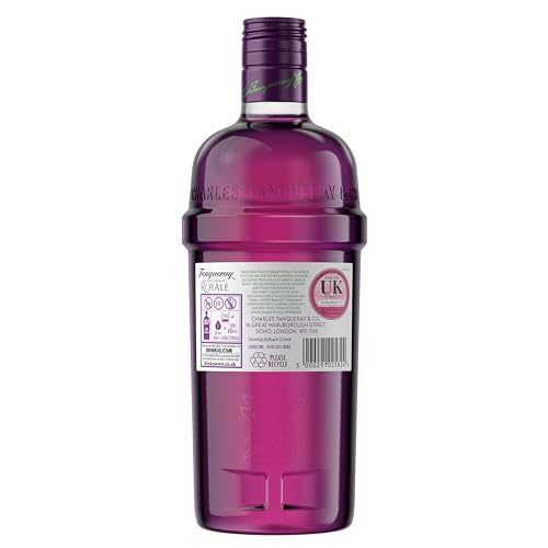 Tanqueray Blackcurrant Royale Gin | 41.3% vol | 70cl | Distilled 5 Times | with Blackcurrants, Vanilla & Floral Notes