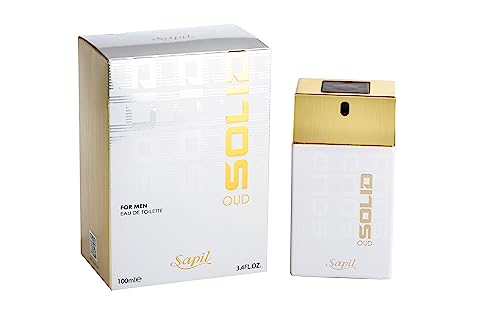 Image of Sapil Solid Oud Eau De Toilette for Unisex, 100ml