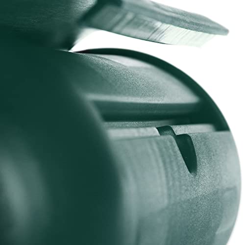 com-four® 3X Schutzdose für Steckverbindung, Schutzbox für den Außen- und Innenbereich, Schutzkapsel für Verlängerungskabel, Sicherheit für Schukostecker und Buchse - Ø 7 x 21 cm (grün)