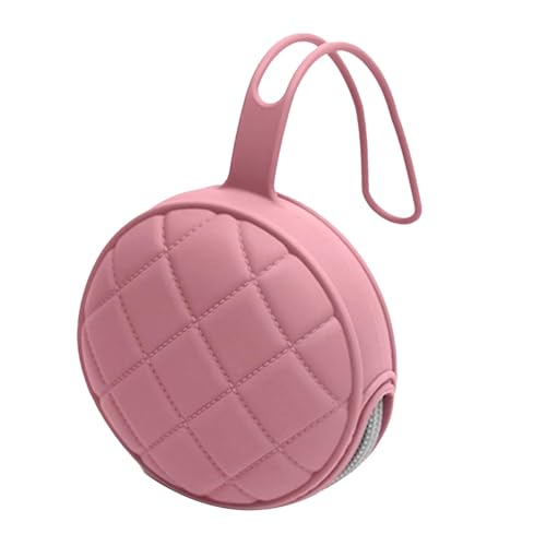 Bolsa de almacenamiento para chupete de viaje, funda portachupetes - Bolsa organizador de silicona para chupete de bebé | Bolsa portachupete con cremallera para chupetes, anillos de dentición, escucha